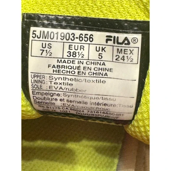 Fila Trailblazer Gradient Sneakers – Size US 7.5 / EU 38.5 - Picture 4 of 4